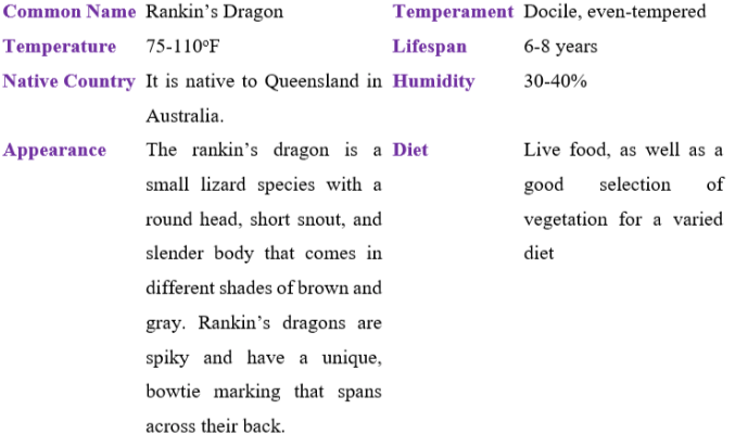 rankin's dragon table